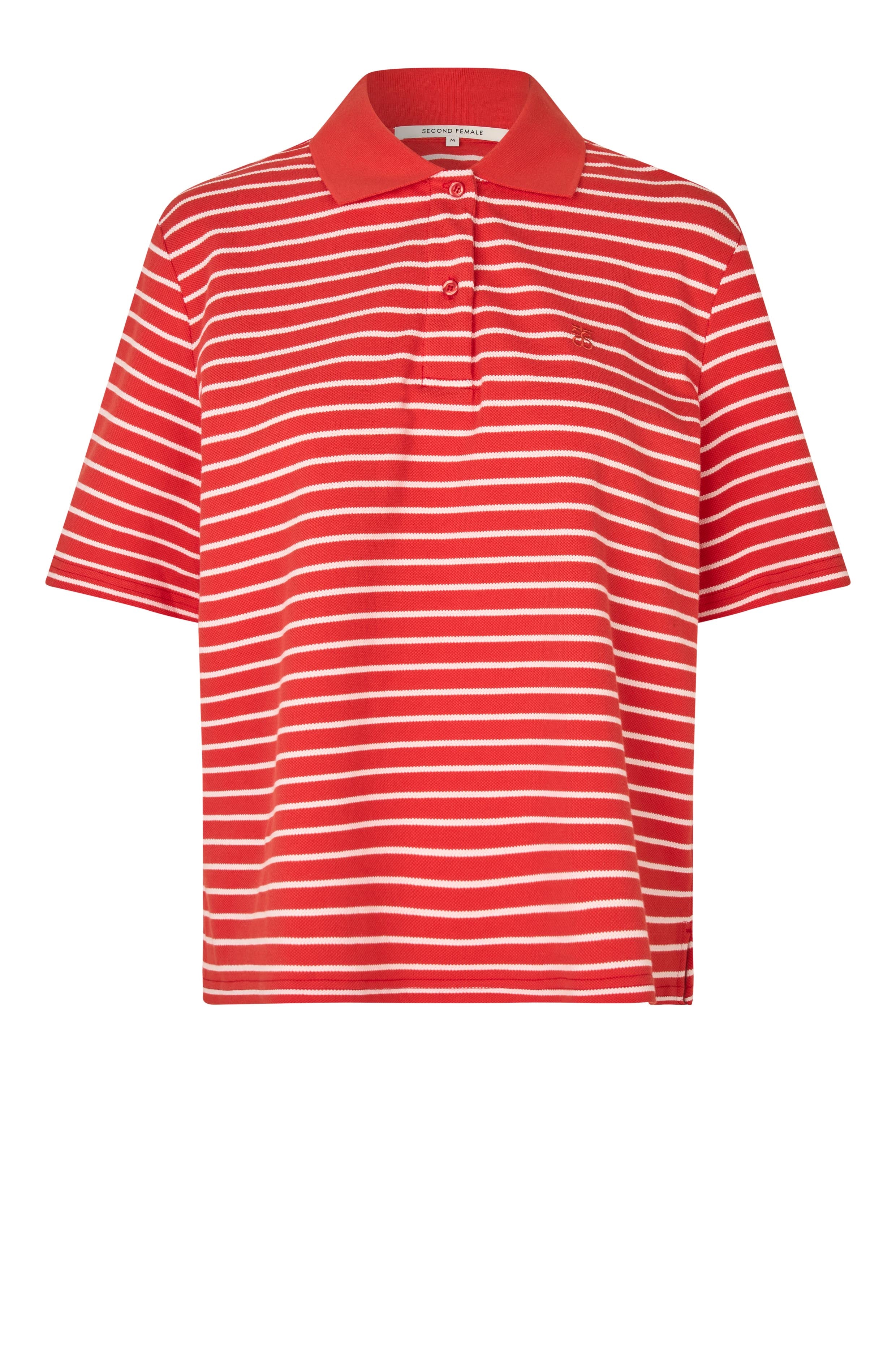 Verbie polotrøje - Red With Light Rose